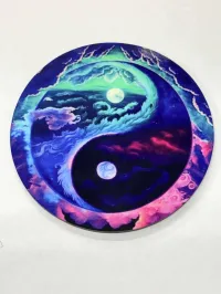 Wood Magnets 3 inches – Ying Yang