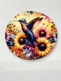 Wood Magnets 3 inches – Hummingbird