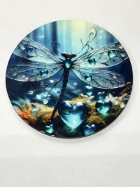 Wood Magnets 3 inches – Dragonfly
