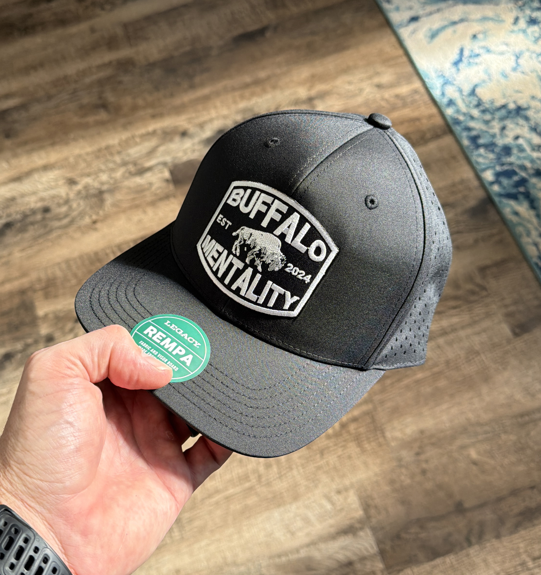 Buffalo Mentality Patch Performance Hat  – Image 1
