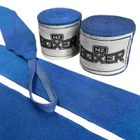 NZ Boxer Hand Wraps 4m (Colours) – Blue
