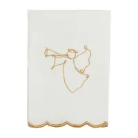 Angel Gold Scalloped Towel – Image 1