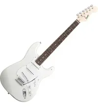 Guitarra electrica cussel – Blanca