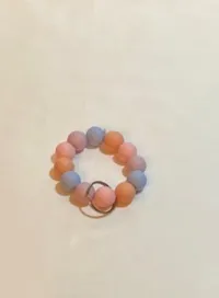 Light Rainbow Small Key Ring – Image 1