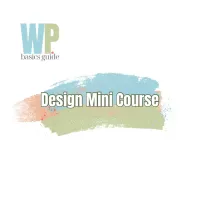 Design Mini Course – Image 1