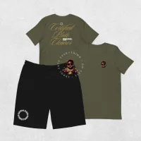Certified Plate Cleaners (T-shirt + Shorts Bundle) – 2XL / Black, L / Military Green