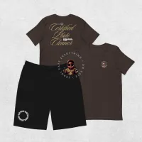 Certified Plate Cleaners (T-shirt + Shorts Bundle) – M / Black, S / Brown