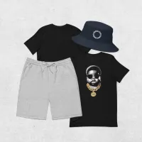 Baby Gold Chain - Full Outfit Bundle – L / Black, S / Heather Grey, One Size / Navy