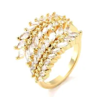 Bague femme réglable épi de blé – Image 1