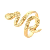 Bague femme réglable serpent – Image 1