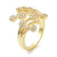 Bague femme réglable bouquet de fleurs – Image 1