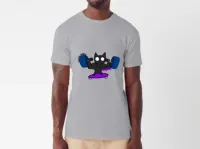 Swole Kitty - No Pity Tee | Custom OOAK  – Image 1