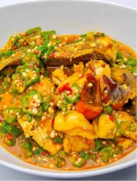 Juicy Seafood Okro  – Image 1