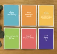 Birthdays 101 notecard set – Image 1