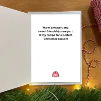 Cozy & Cheerful: Uplifting Christmas Sweater Notecard Set + stamps – Image 3