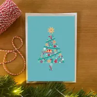 Heartfelt Holiday Cheer: Uplifting Friend-to-Friend Christmas Notecard Set + stamps – Image 4