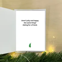 Sarcastic mom-to-mom Christmas notecard set + stamps – Image 3