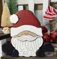 Laser Cut Santa Shelf Sitter DIY Kit – Image 1