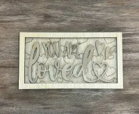 You Are Loved Framed DIY Kit – Image 1