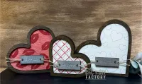 Framed Chunky Hearts with Tags Set of 3 DIY Kit – Image 4