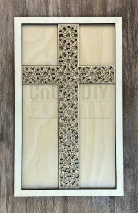 Easter Day Mantle Sign Set – Laser Cut DIY Kit (Tomb, Cross, Crown of Thorns) – Image 3