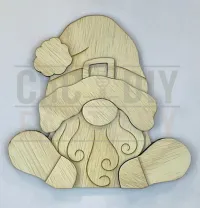 Laser Cut Santa Gnome DIY Kit – Image 2