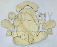 Laser Cut Santa Gnome DIY Kit – Image 3