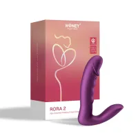 Rora - App Controlled Rotating G-Spot Vibrator and Clitoral Stimulator - Purple – Image 1