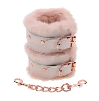 Peaches ‘N Creame Fur Handcuffs – Image 1