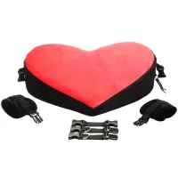 Bondage Love Pillow - Black/red – Image 1