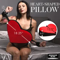 Bondage Love Pillow - Black/red – Image 3