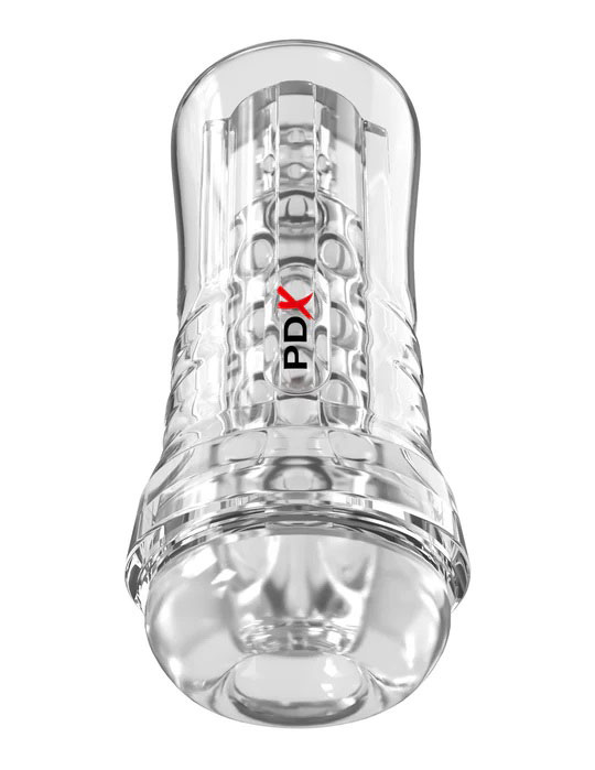 Pdx Elite Viewtube Plus See-Thru Ez-Grip Stroker - Clear – Image 1