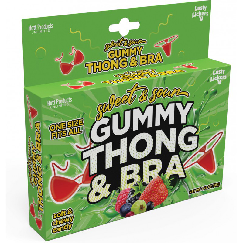 Sweet and Sour Gummy Thong and Bra – Image 2