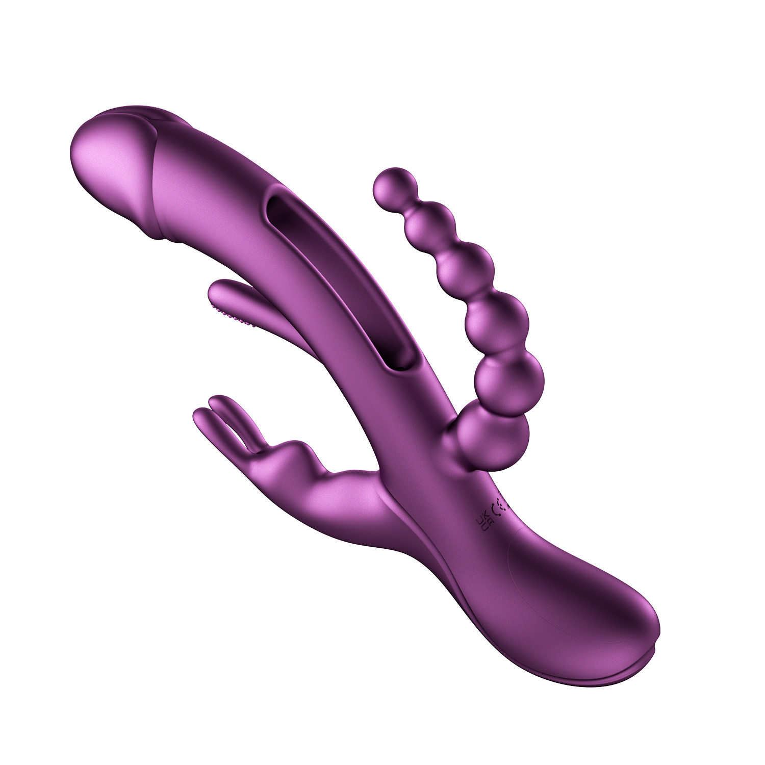 Trilux - App Controlled Rabbit Vibrator - Purple – Image 4
