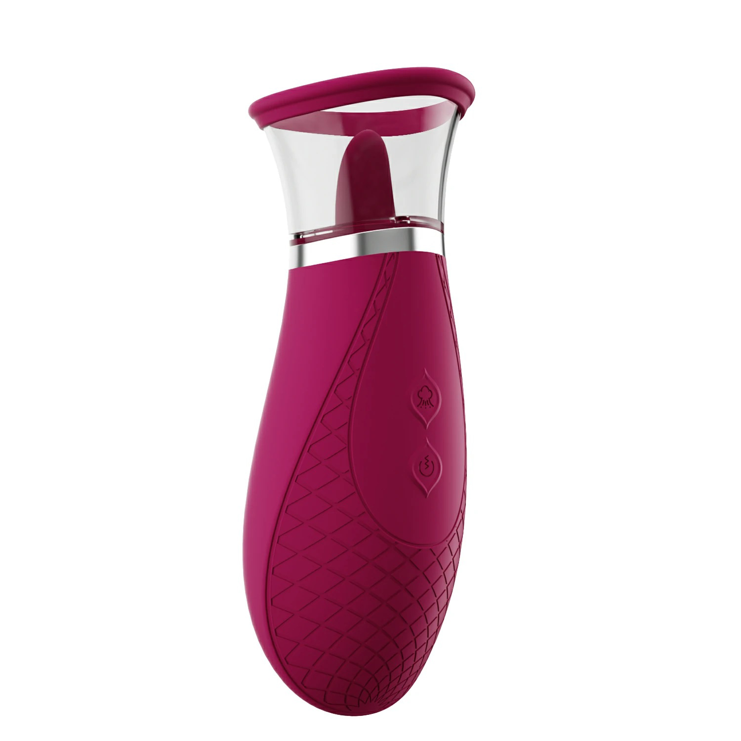 Scioness - Sucking and Licking Clitoral Stimulator - Wine Purple – Image 1