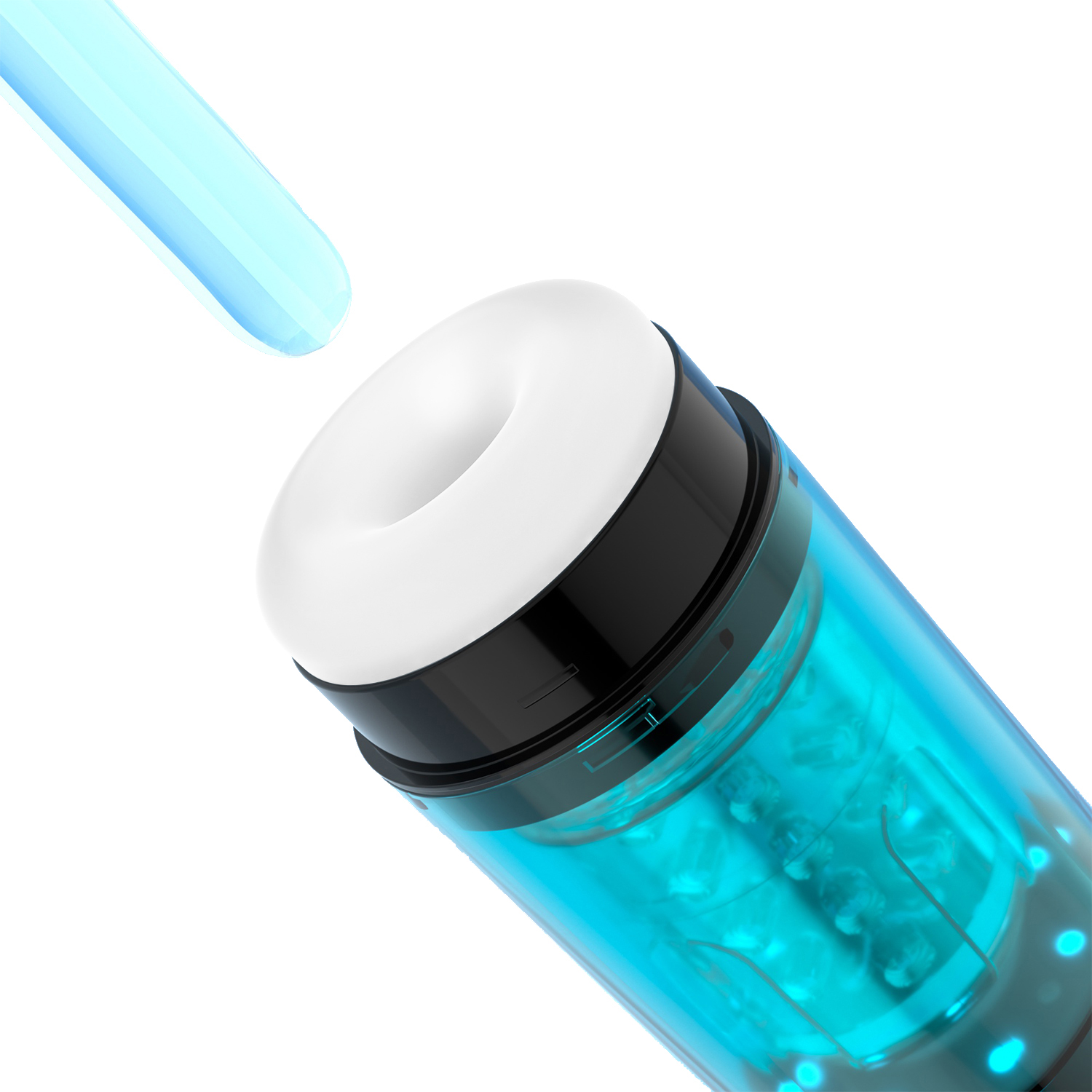 Adrian - Water Spa Rotating Male Masturbator - Blue – Image 3