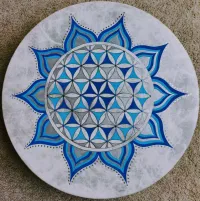 Custom Hand Painted Buffalo Drum – Image 3
