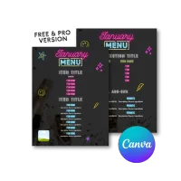 Menu Template - January 01  – Image 1