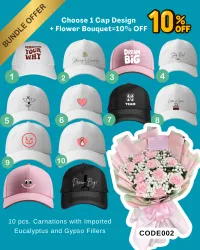 CAP AND FLOWER BOUQUET BUNDLE – Image 6
