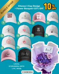CAP AND FLOWER BOUQUET BUNDLE – Image 8