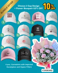 CAP AND FLOWER BOUQUET BUNDLE – Image 11