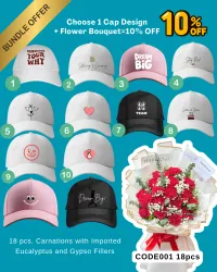CAP AND FLOWER BOUQUET BUNDLE – Image 12