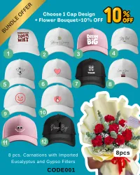 CAP AND FLOWER BOUQUET BUNDLE – Image 9