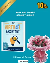 Book and Flower Bouquet Bundle – Image 1