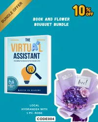 Book and Flower Bouquet Bundle – Image 4