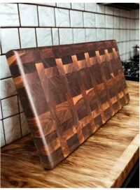 Custom Order-Walnut End Grain Cutting Board – Image 1