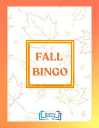 Fall Bingo Printable – Image 1