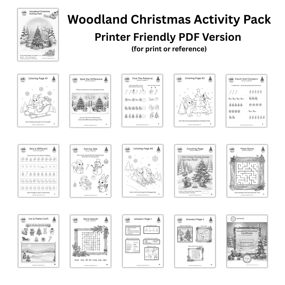 The Woodland Friends Christmas Pack – Image 3