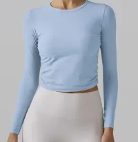 Seamless Ribbed Crop Top – Image 1