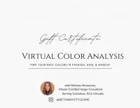 GIFT CERTIFICATE: VIRTUAL COLOR ANALYSIS  – Image 1